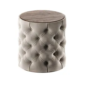 Grace Round Tufted Ottoman
